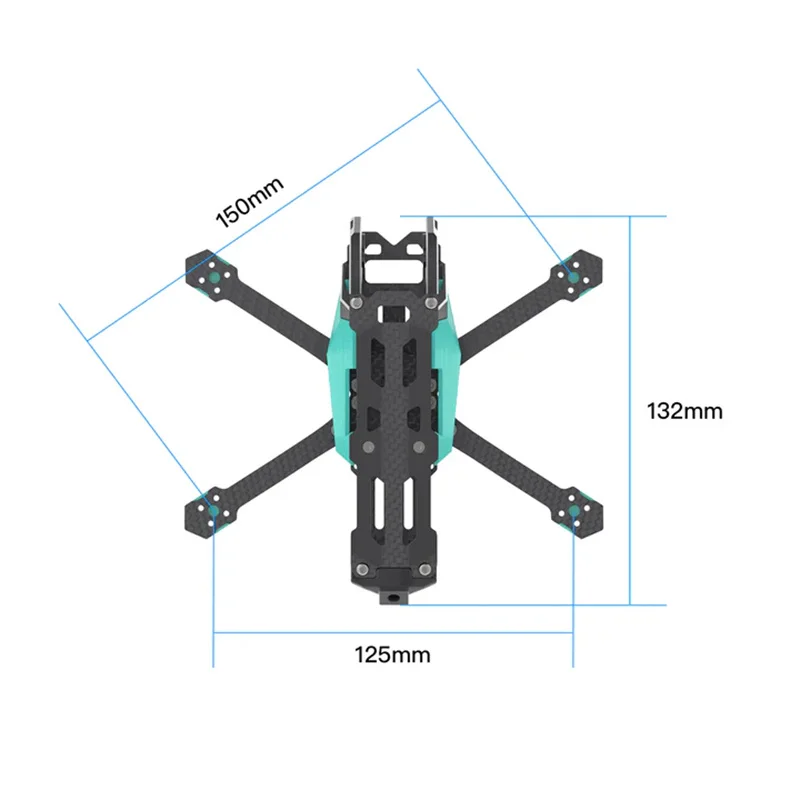 Sub250 Oasisfly30 Frames with Side Panels Assembly Parts Tool for Oasisfly30 FPV Drones