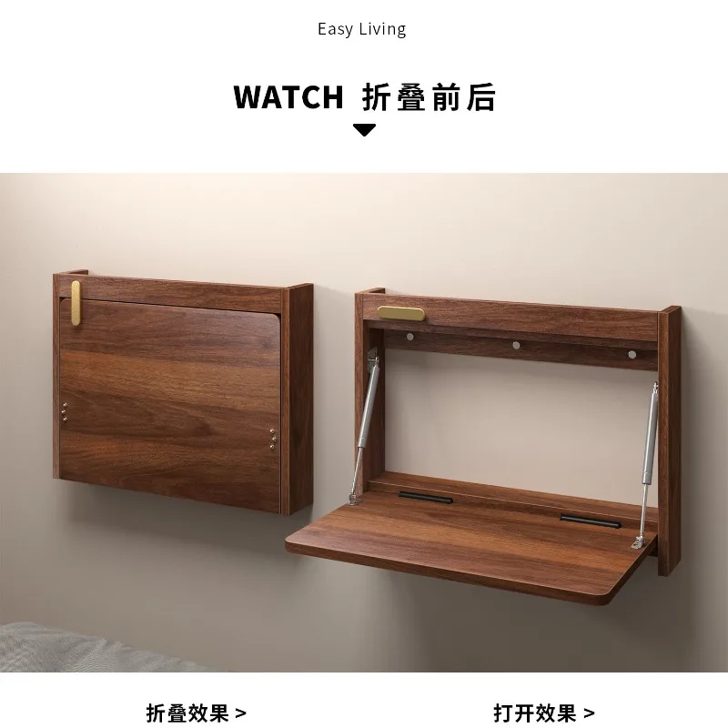 For Invisible Small Size Wall-mounted Folding Table Desk Storage Multi-functional Small Apartment Desk