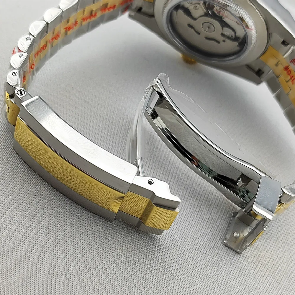 39mm/36mm Gehäuse römisches Zifferblatt Saphirglas Herren hochwertige automatische mechanische Uhr geeignet für nh35 und nh36 Uhrwerke