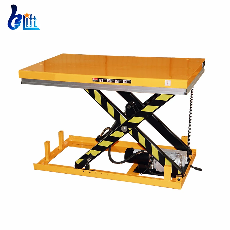 Electric Hydraulic Stationary Scissor Lift Table Platform