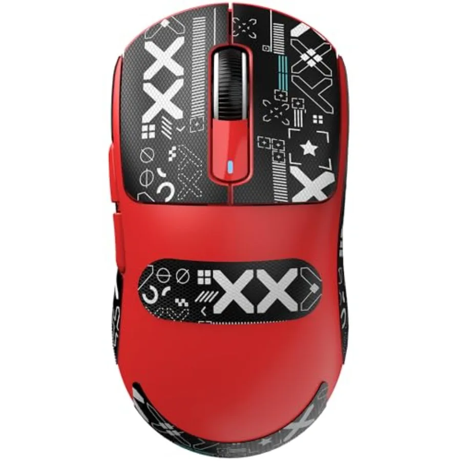 

X3 Lightweight Wirel Gaming Mouse with Tri-Mode 2.4G/USB-C Wi/Bluetooth, 26K DPI, PAW3395 Optical Sensor, Kailh GM8.0 Switch, 5