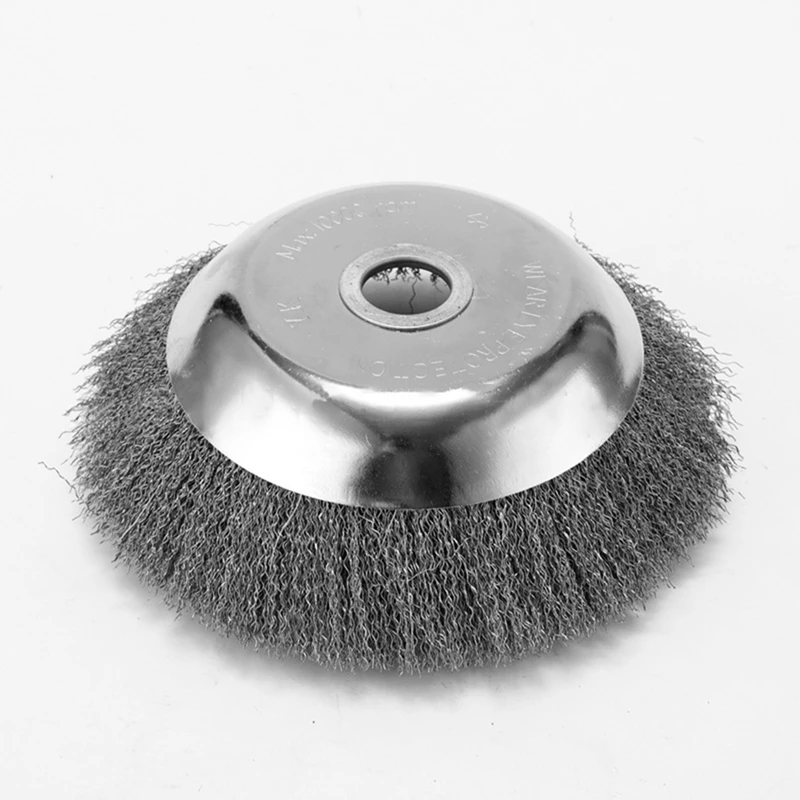 A03F 2pcs 3.5X15cm Trimmer Head Thin Steel Wire Brush Weeding Plate for Lawn Mower Garden Weed Brush Cutter Tools, Steel Wire