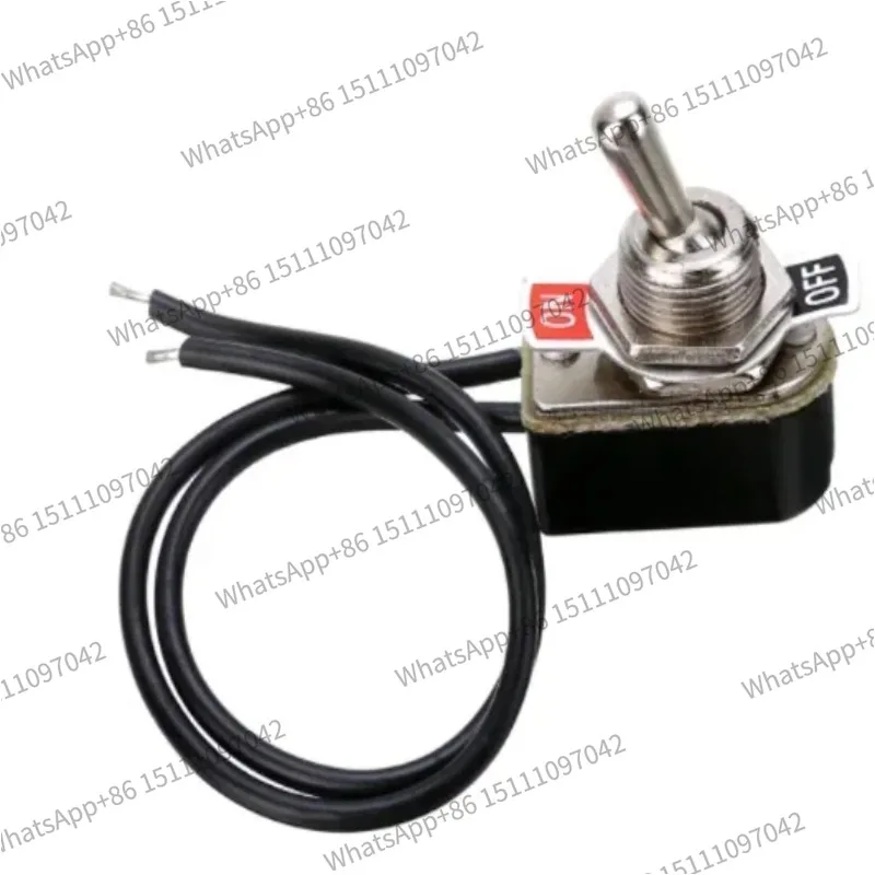 Waterproof 6A toggle switch 250V AC on/off SPST pre wired, 13mm with extension cable