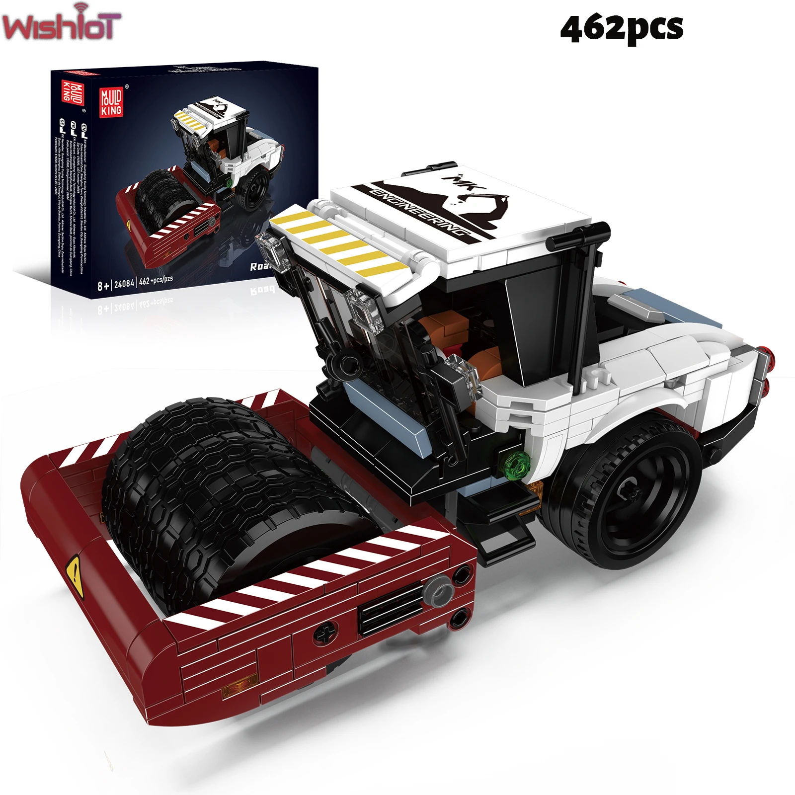

Mold King 24084, дорожные роликовые строительные блоки, инженерная серия автомобилей, модель детской STEM, образовательная сборка, игрушки, подарок на день рождения