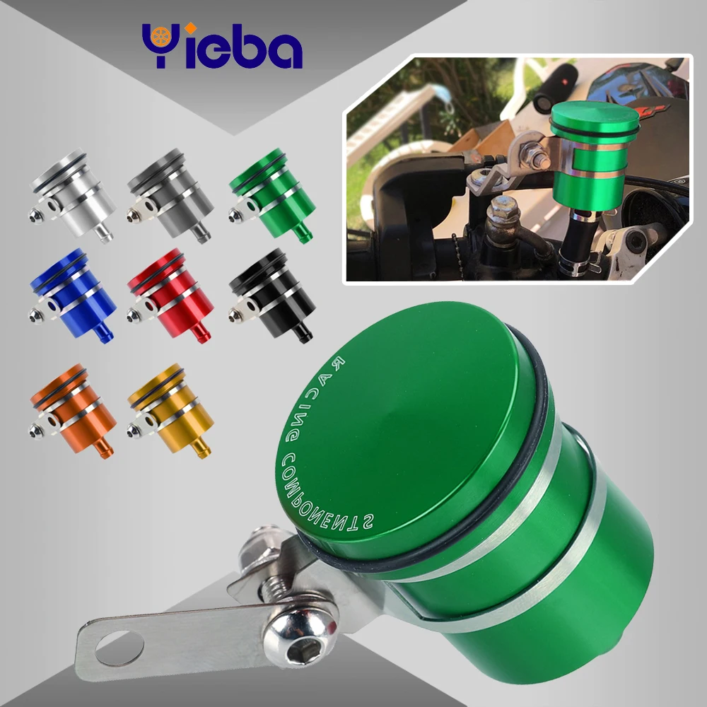 

For Kawasaki Z1000 Ninja ZX-6R GTR1400 Ninja 300 KX250F Universal Motorcycle Brake Fluid Reservoir Clutch Tank Oil Fluid Cup