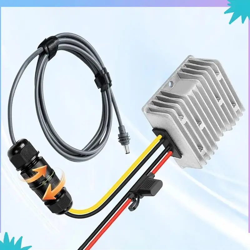 ABZW 1 قطعة 12 فولت إلى 57 فولت 4.5A تيار مستمر محول طاقة تصعيد ل Starlink ل Gen 3-محول مقاوم للماء مع أداة قذيفة الألومنيوم