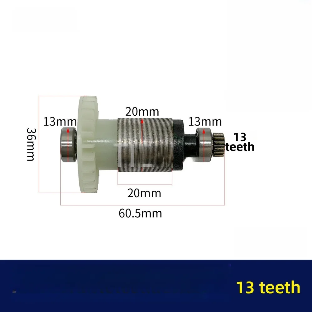 3820 Lithium Drill-Rotor 13 Teeth Brushless Motor Replacement Part For Cordless 60.5x36mm Drill-Rotor Power Tool Accessories