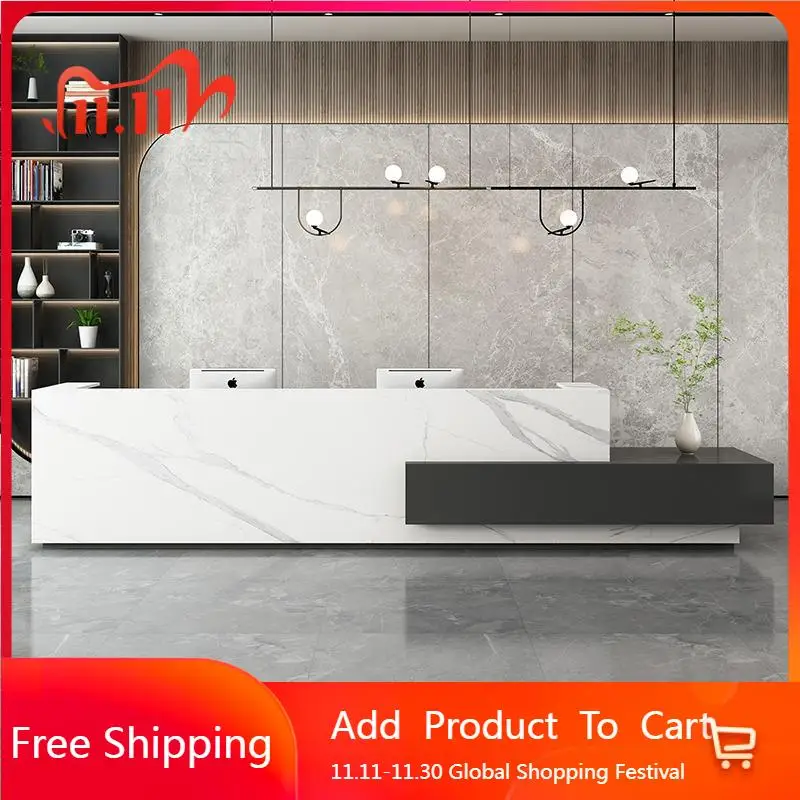

Luxury Minimalist Reception Desks Company Best Simple Aesthetic Desks Beauty Modern Unique Comptoire Accueil Trendy Furniture