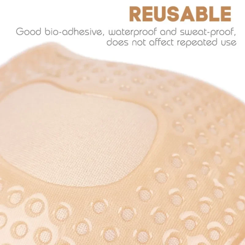 Odnímatelná dámská podprsenka, nepromokavá silikonová spodní prádlo bez ramínek, sexy podprsenka, bezešvá hrudní samolepka, braletka, silná přilnavá spodní prádlo - náhled 4