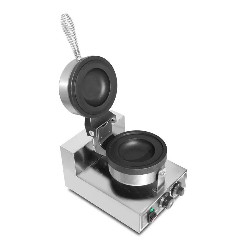 

Commercial electric single head ice cream burger machine, stainless steel flying saucer hot pressing machine