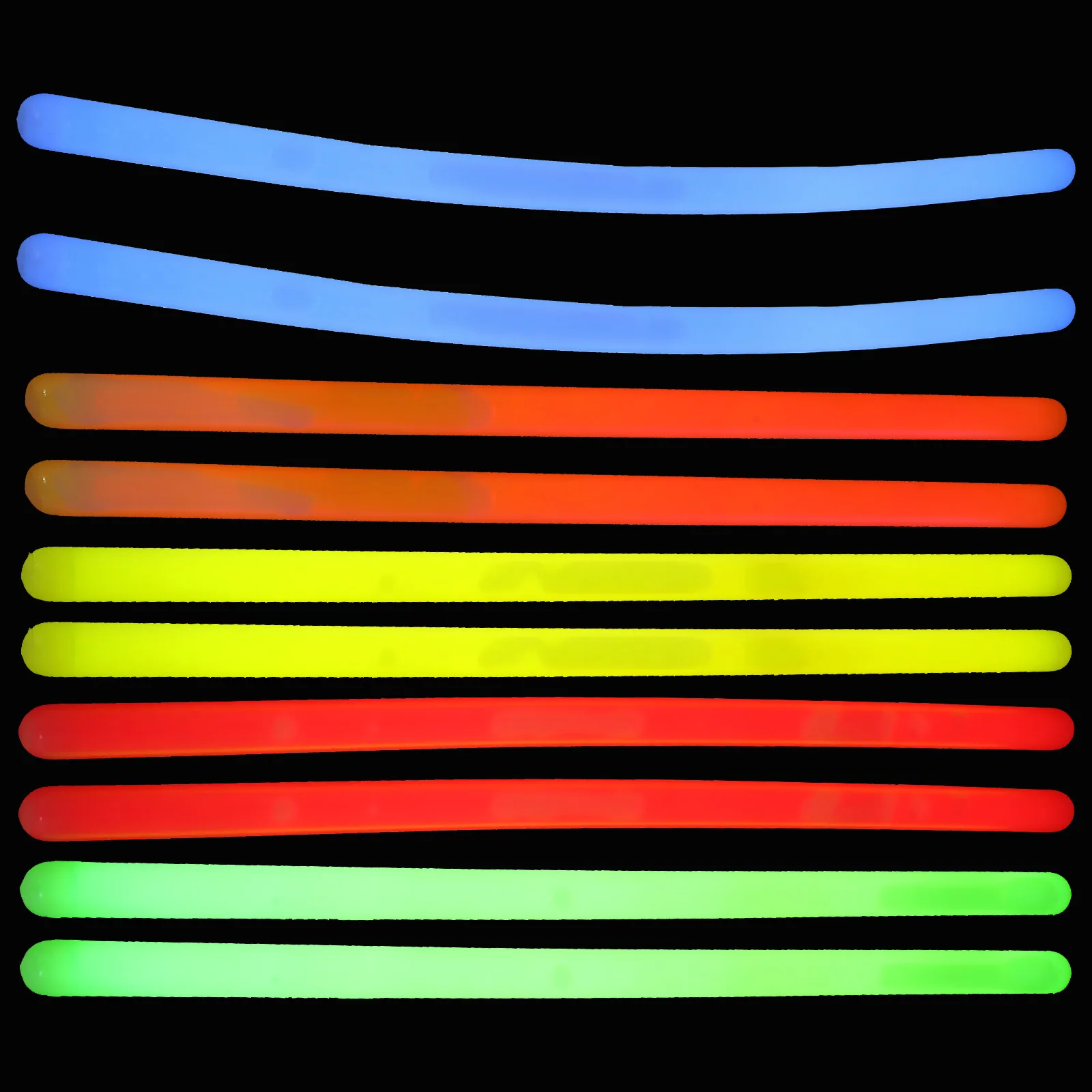

10 Pcs 15X340MM Glow Sticks Disposable Flashing Sticks Party Decorations Dark Supplies Luminous Toys Bulk Wedding Props