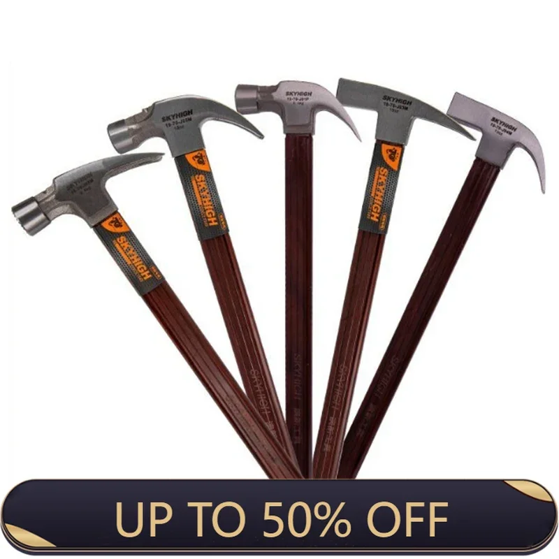 Insulated Handle Claw Hammer Woodworking Specific Nail Hammers Portable Construction Hardware Hand Tools Crooked Hammers