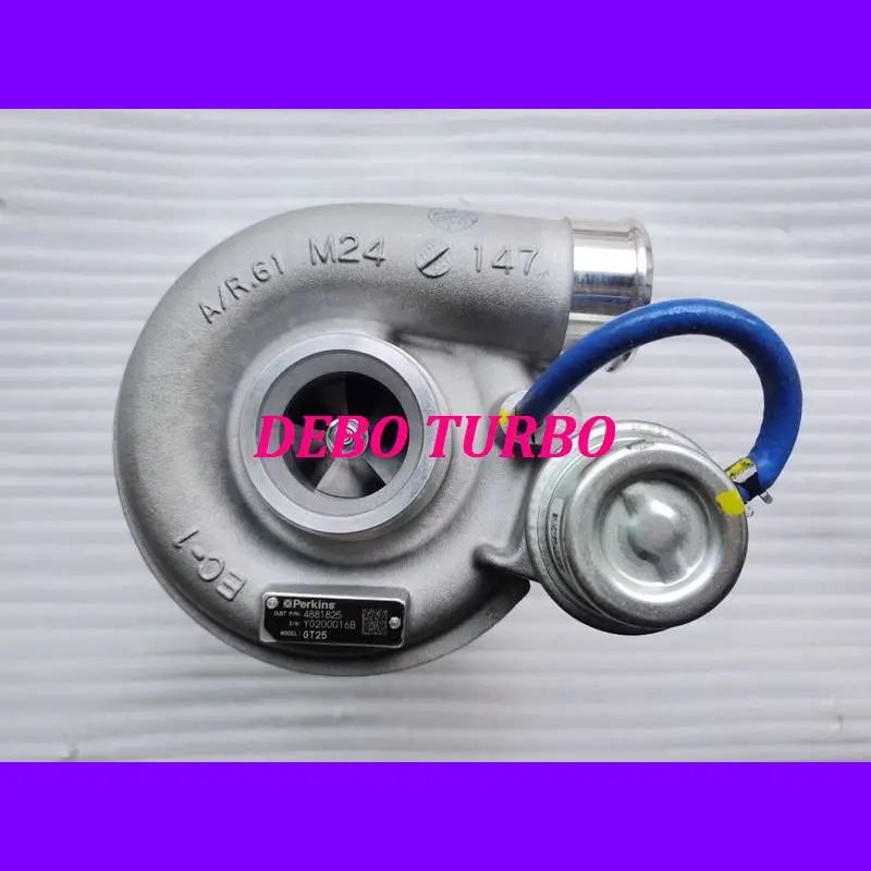 USED GENUINE GARRETT GT25 4881825 2674A200 Turbo Turbocharger for C*A*T 320 PERKIN*S Diverse Tractor T4.40/1104 4.4L 99HP