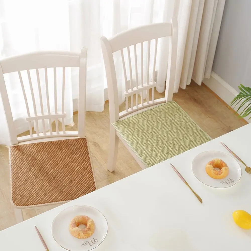 High-quality Breathable Chair Cushion Summer Home/Office Rattan Cool Cushion Non-slip Cool Mat