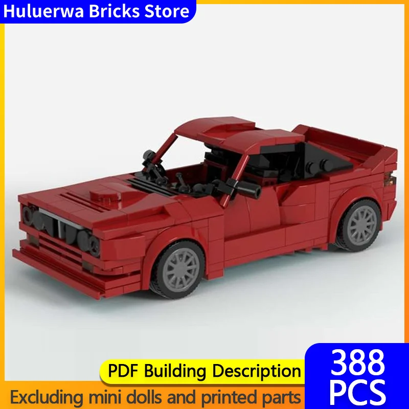 

Speed Racing Car Model MOC Building Bricks 037 Stradale Rally Racing Modular Technology Gifts Holiday Assemble Children Toy Suit