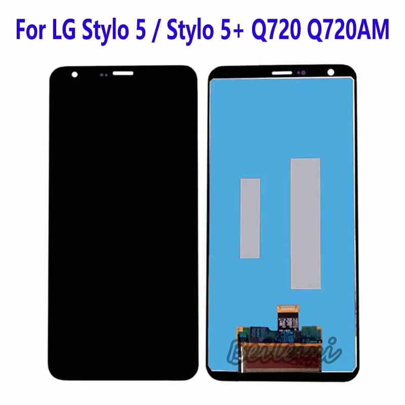 For LG Stylo 5 Q720 Q720AM Q720CS Q720QM6 Q720MS Q720QM LCD Display Touch Screen Digitizer Assembly For LG Stylo 5 Plus Q720AM