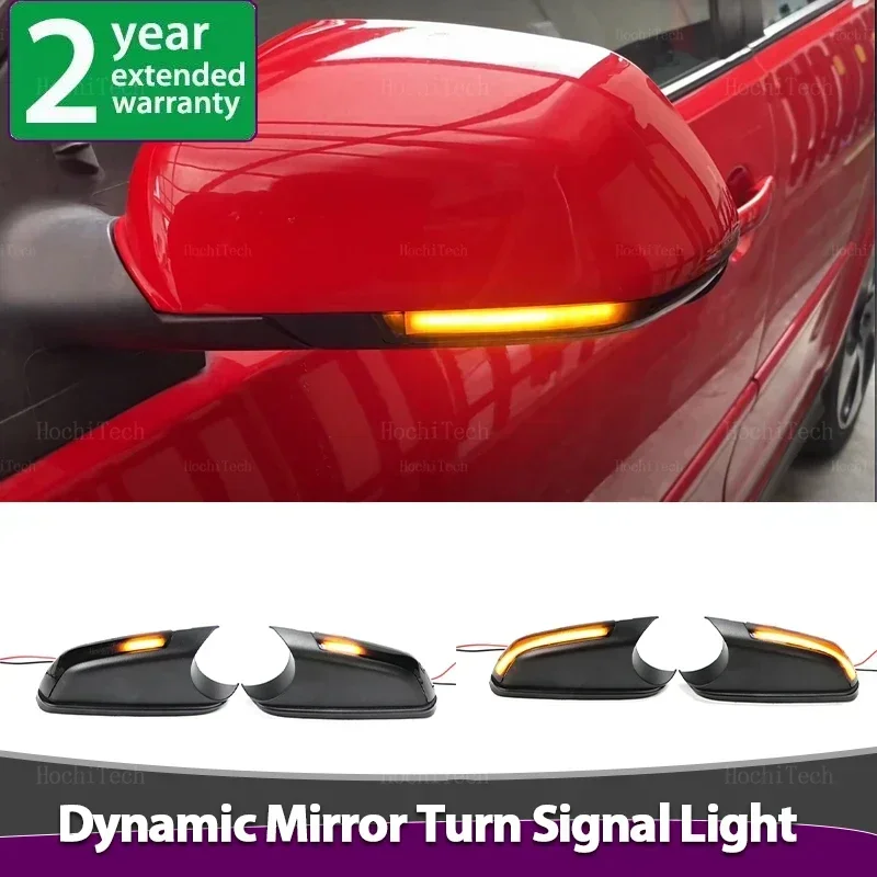 2pcs Flowing Mirror Dynamic LED Turn Signal Light Car Styling For  VW Polo MK4 FL Skoda Octavia 2006 2007 2008-2010