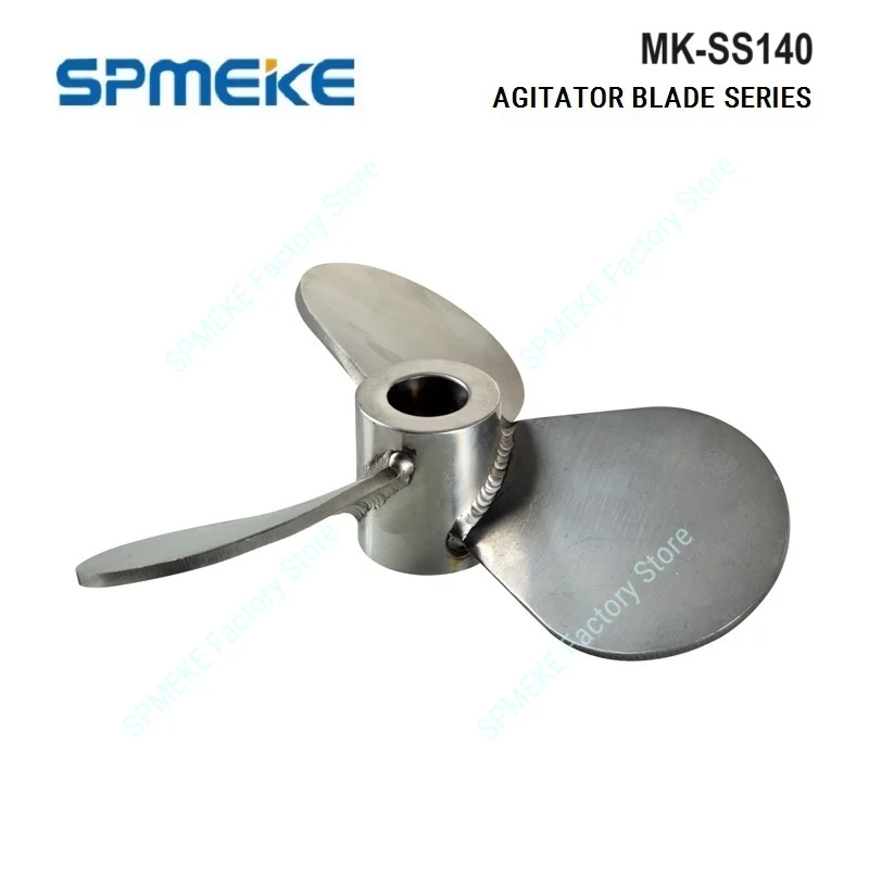 304 Stainless Steel Paint Propeller With Rod,3 Leaf Blade Agitator Propeller, Mixer Foldable Impeller,Sawtooth Disc Stirrer