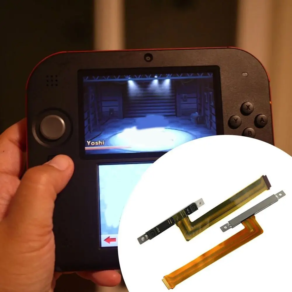 สายเคเบิลกล้องแบบริบบิ้นสำหรับ2DS ซ่อมโมดูลเลนส์กล้องถ่ายรูปแบบ DIY