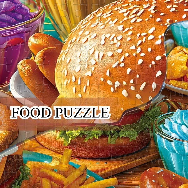 Micro 1000-Piece Micro Jigsaw Puzzle 15x10 Inch Finished Size Food | Fun Family Activity, Unique Gift Ideas