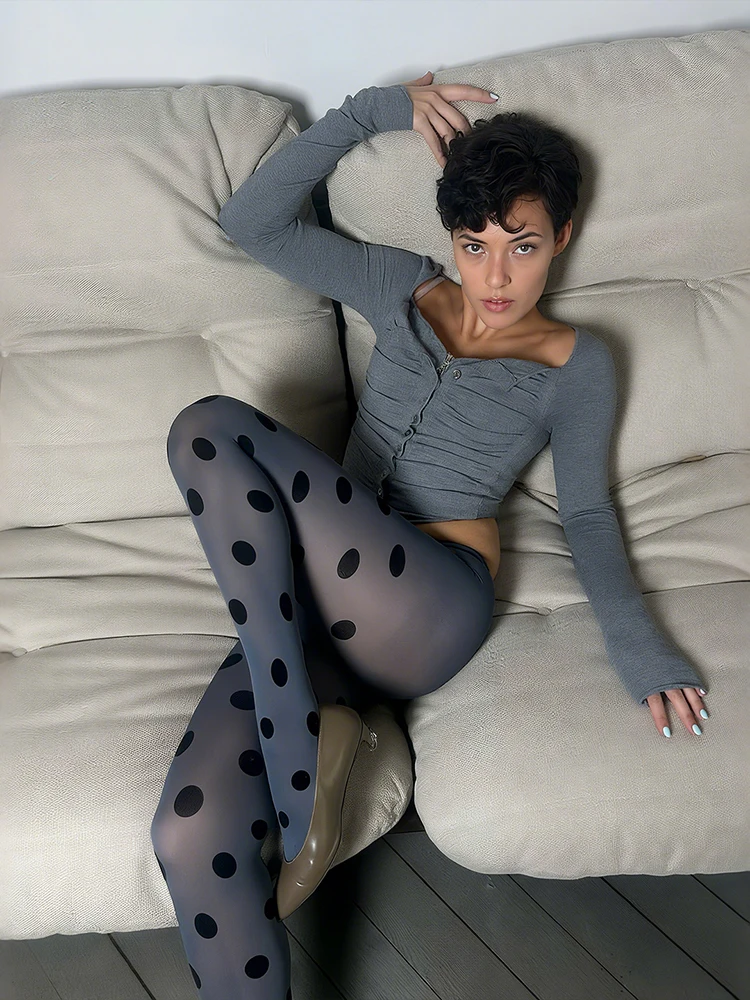 

Cutenew Trend на молнии, женская осенняя классическая однобортная футболка с квадратным воротником, уличные эластичные футболки с длинными рукавами