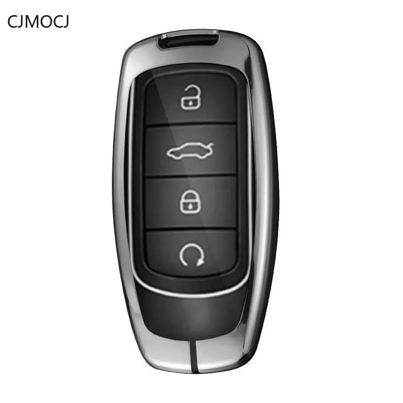 

Premium Zinc Alloy Key Cover for JAECOO J8/J7/Tiggo 8 PRO - Protective Key Case Keybag Keychain