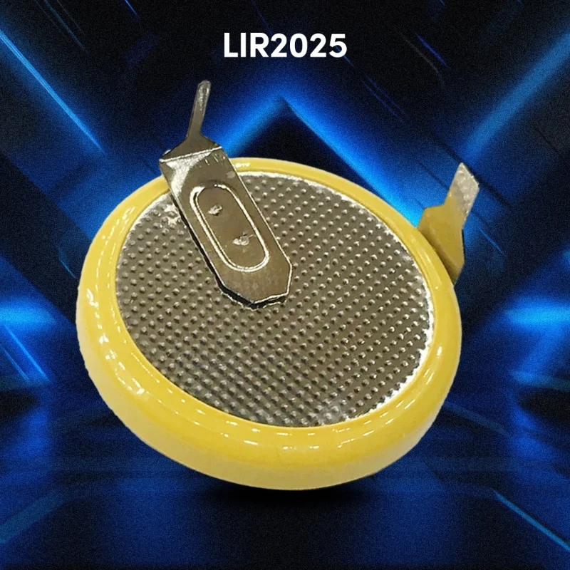 2Pcs LIR2025 3.6V 20mAh Lithium Button Cell Battery For Watch Calculators Clock Computers Remote Control Toy Rechargeable