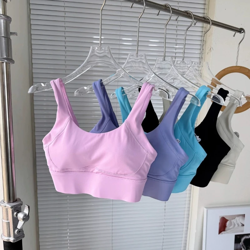 

Женский спортивный бюстгальтер для йоги на косточках с боковой поддержкой, удобная фиксированная чашка, застежка сзади, четырехрядный крючок и ухо, максимальная поддержка