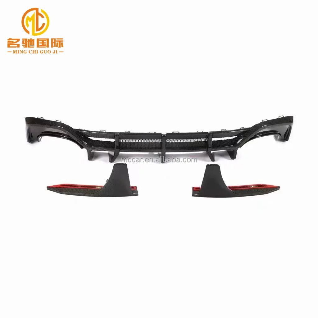 22 year car bumper diffuser for Audi RS7 ED carbon fiber rear diffuser