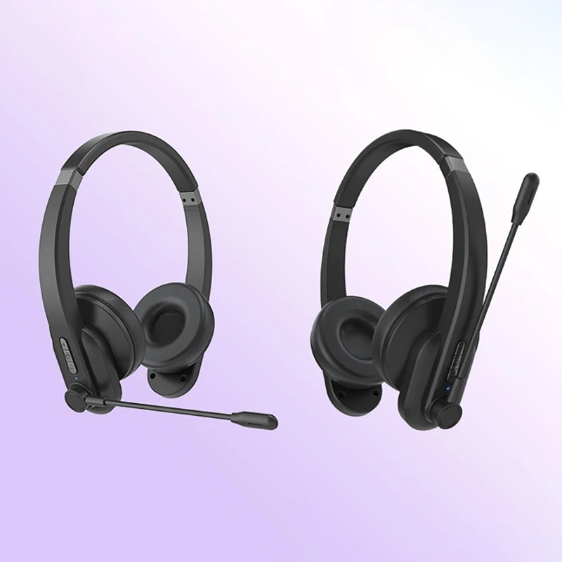 سماعة رأس ستيريو مع ميكروفون وخاصية إلغاء الضوضاء سماعة رأس بخاصية البلوتوث