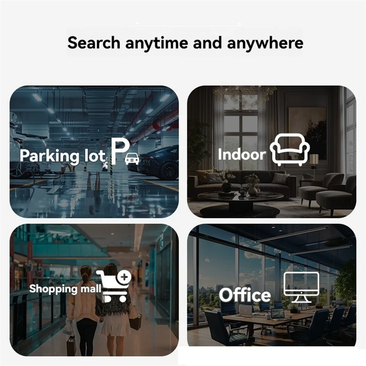 2025 + جهاز تتبع صغير بنظام تحديد المواقع مزود بتقنية البلوتوث مكتشف السيارة العلامة الذكية محدد مفاتيح مكتشف تتبع عالمي للعثور على تطبيق جهازي B