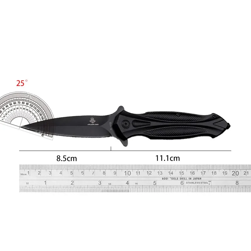 New beautiful outdoor knife, multi-function folding knife, high hardness outdoor portable self-defense knife and fruit knife