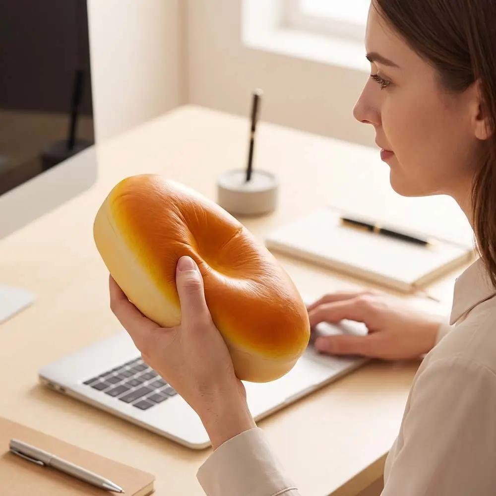 Simulated Simulated Cheese Cake Squeeze Toy Prank Decoration Slow Rising Bread Squishy Toy Oversized Realistic