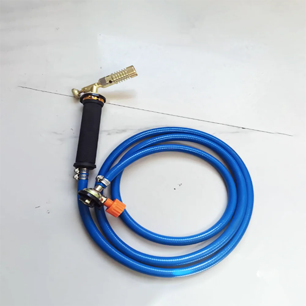 1300 ℃ Butane Propane Flame Professional Gas Welding Gun Tool with Flexible Tube Copper Brazing Aluminum Welding Repair Tool