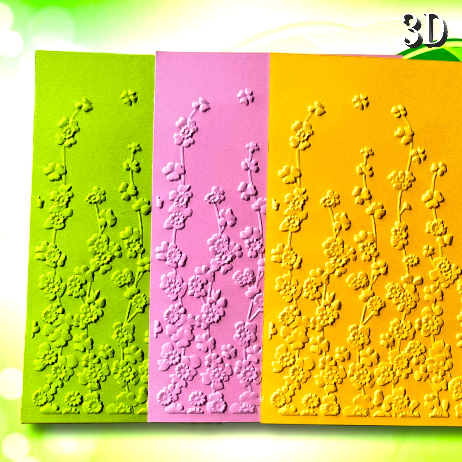 Bestseller popular: 1 textura "Fresco y Elegante: Imágenes de decoración floral Mostrar estilo rural" Carpeta en relieve 3D - Plástico duradero