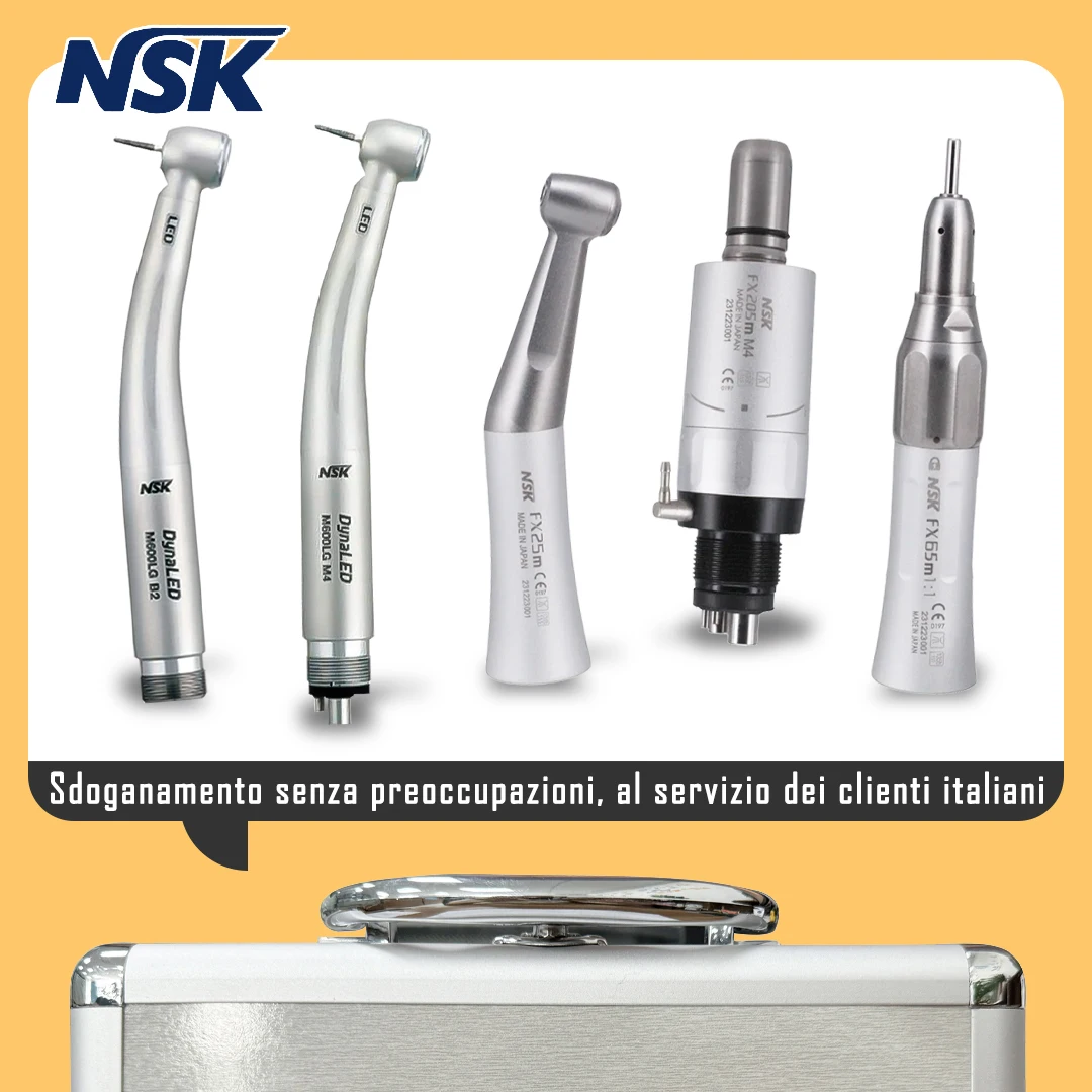 

NSK Dental 1:1 Contra Angle Low Speed Direct Drive Handpiece FX Set 500LG DynaLED Turbine Handpiece Pana-Max2 Turbine Handpiece