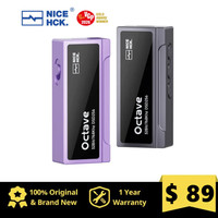 NICEHCK Octave Type-C Portable DAC Headphone Amplifier ES9039Q2M Decoding Chip Dual SGM8262 Op-Amp 3.5mm 4.4mm Output Audio AMP