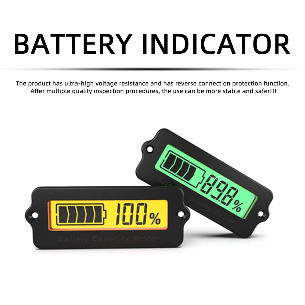 Lítio Li-ion Lipo Indicador de Capacidade da Bateria 1248v 3s 3s15s Ajustável Chumbo-ácido Power Display Voltímetro Amperímetro Ly6w