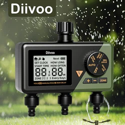 Temporizador de agua automático inteligente de 1/2/3 zonas, máquina de riego Digital para jardín, aspersor inteligente para uso en exteriores para ahorrar agua y tiempo