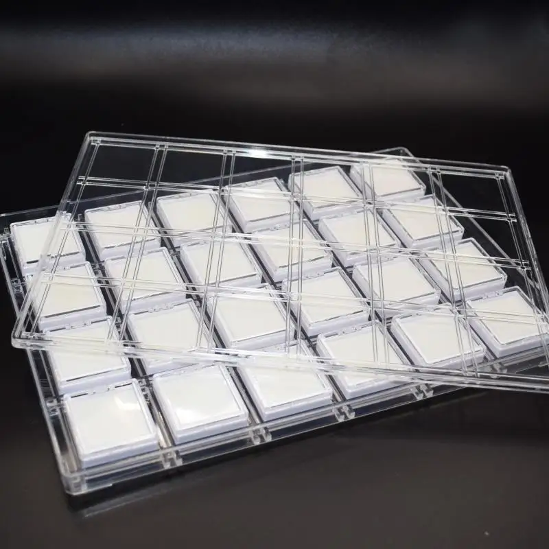 24pcs Gemstone Display Box Gem Stone Collection Organizer Tray with Cover Loose Diamond Jewelry Holder Protection Box Container
