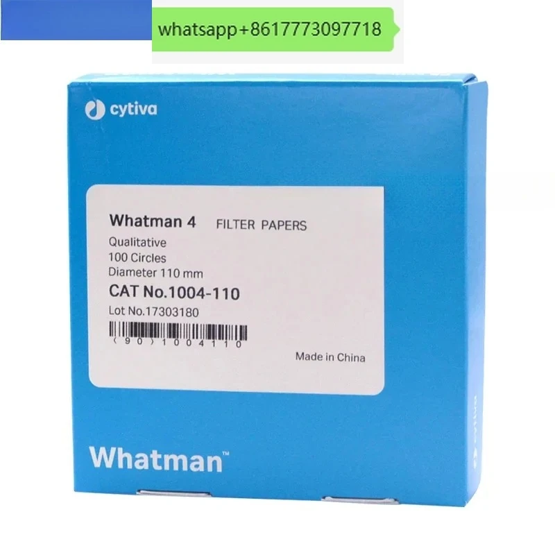 No. 4 Qualitative Filter Paper 1004-047/055/070/090/110/125/150 (100 pieces/box)