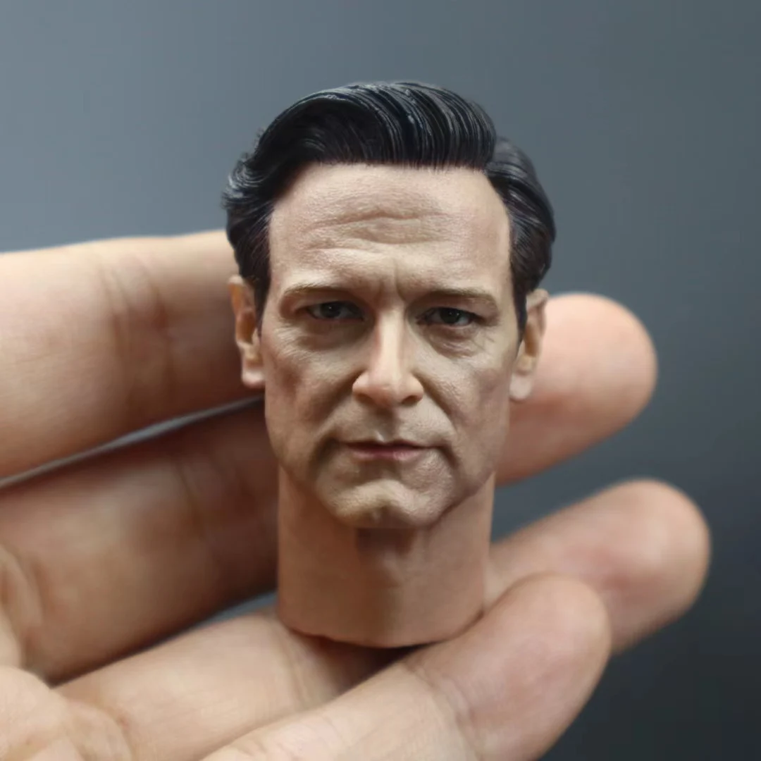 1/6 Scale Colin Firth Head Sculpt PVC Head Carving Model Fit 12-inch Male Soldier Action Figure Body Dolls