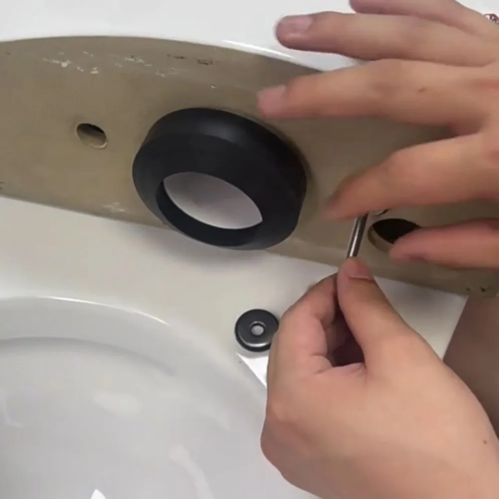 For Bathroom Repair Toilet Tank Screws Bathroom Seal Rings 304 Stainless Steel Moisture Resistant Secure Fit Washers