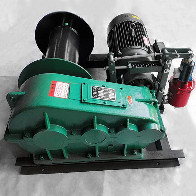 1t Electric Wire Rope Winch Single Speed And Daul Speed High Speed Construction Winch