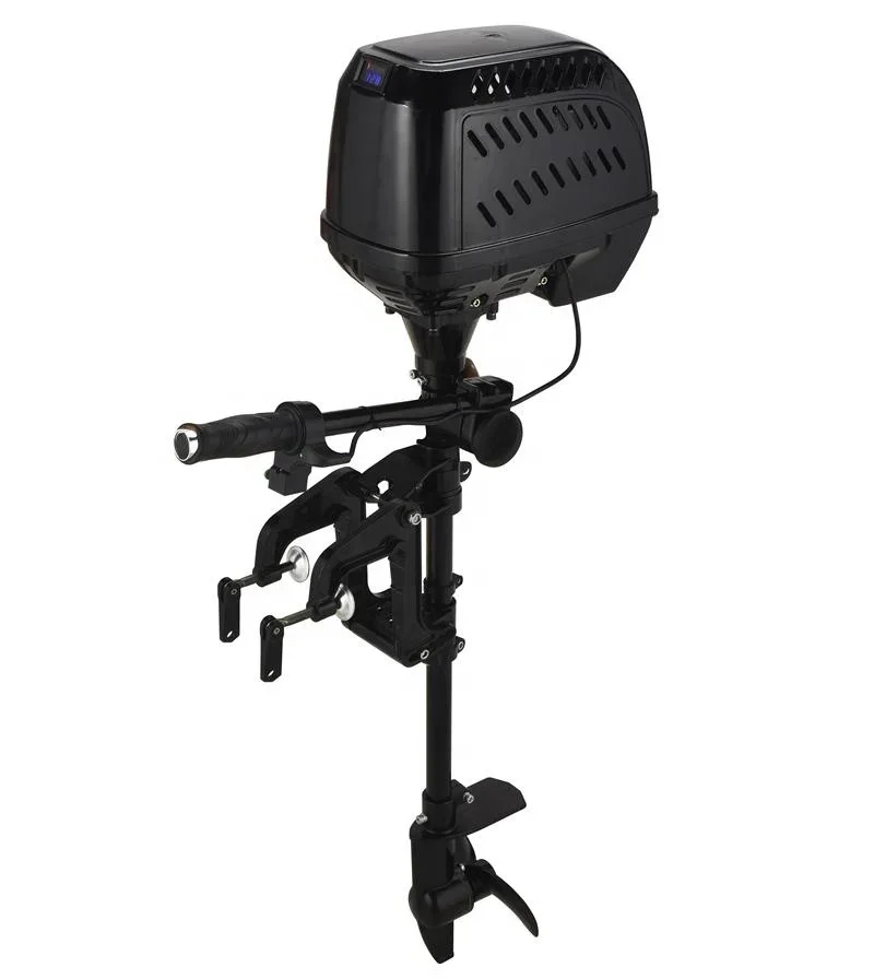 12V 500W Brushless Electric Outboard Engines with Digital Display