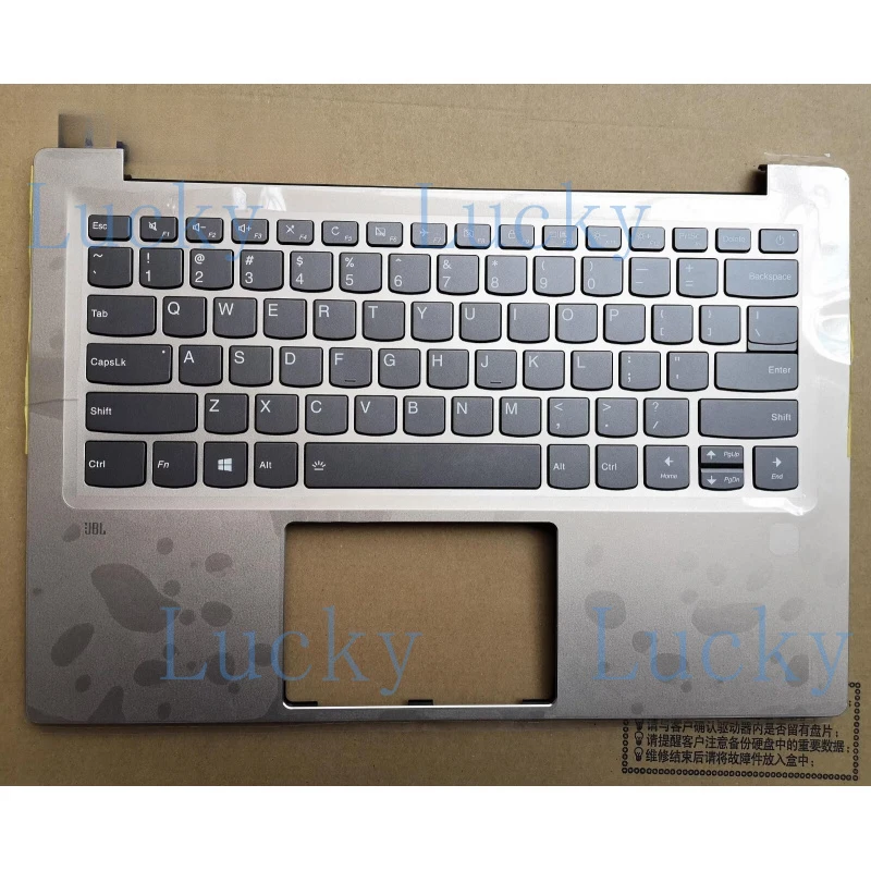 f  New Pamrest Upper Case w/US Backlit KB NFP For Ideapad 720S-14IKB 80XC 81BD