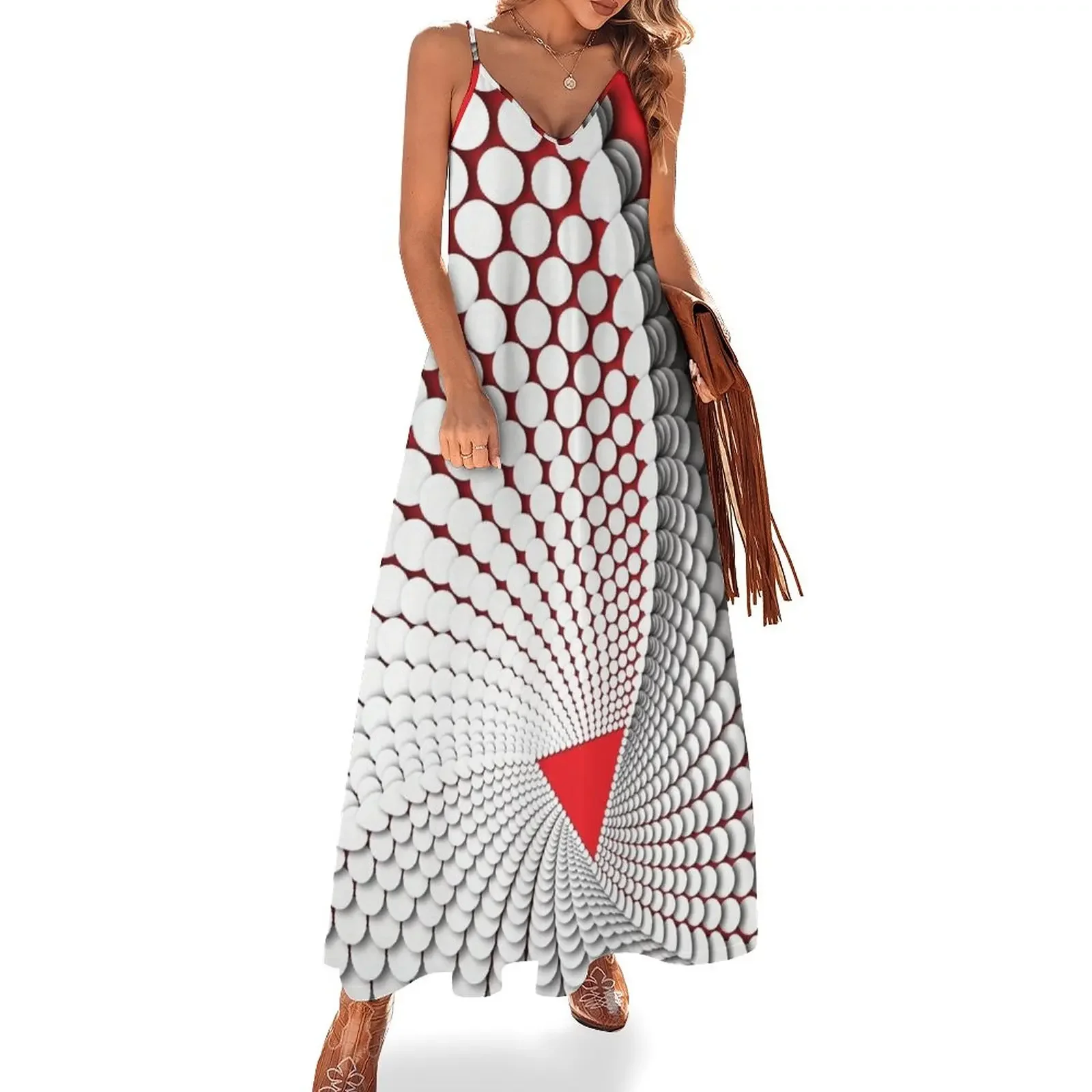 

Pearls Sleeveless Dress long dresses for women women dress women's fashion dresses evening dress women