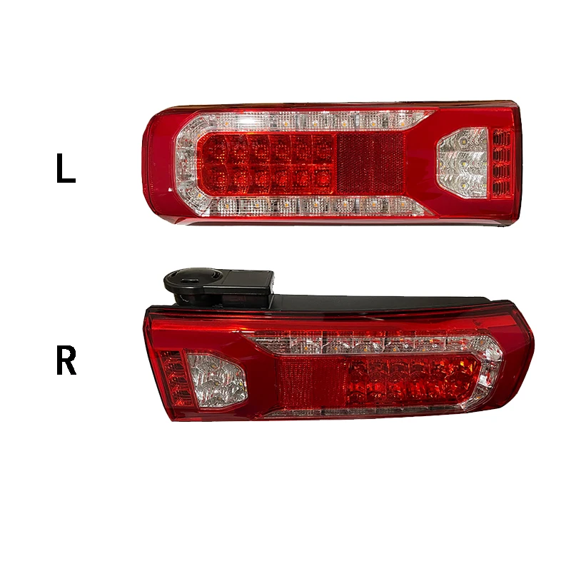 For Mercedes-Benz 24V Truck Trailer Lorry ACTROS MP4 MP5 LED Rear Tail Light Reverse Bumper Brake Stop Taillight Warning Lamp