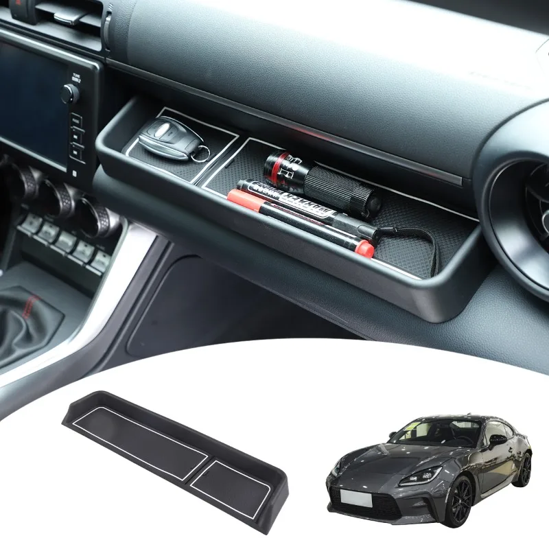 

Car Co-Pilot Dashboard Storage Box For Subaru BRZ Toyota GR86 2021-2025 Glove Box Storage Box Phone Organizer Tray Accessories