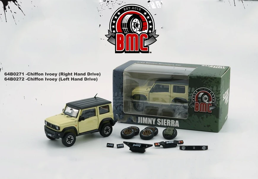 New BM 1:64 Jimny JB74 2019 Diecast Alloy Toy Cars By BMCreations Simulation Model For Collection gift